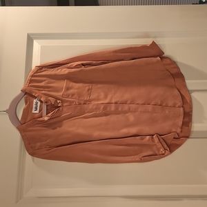 NWT Molo viscose blend rose L/S blouse